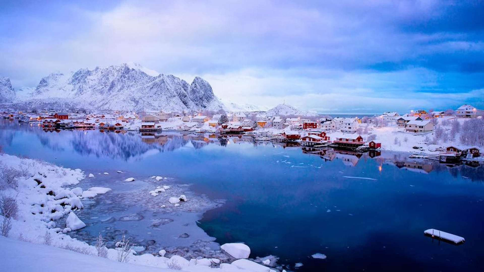 郑秀妍日本函馆冬日雪景唯美写真图片图片