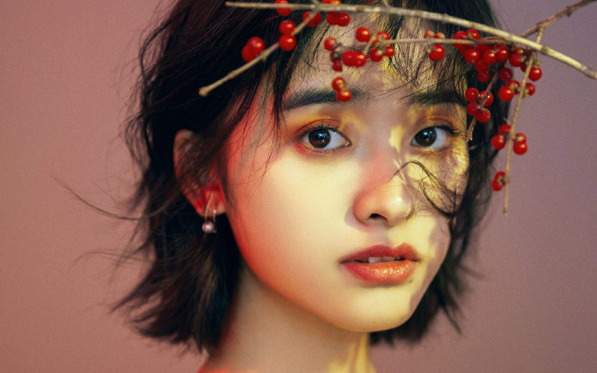 高清美女沈月甜美灵动时尚写真图片图片