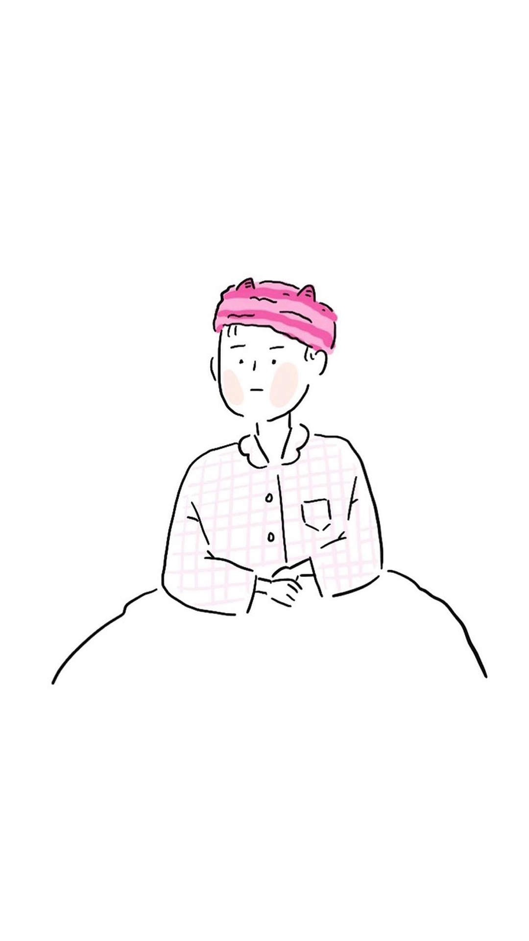 陈情令卡通人物插画高清手机壁纸图片