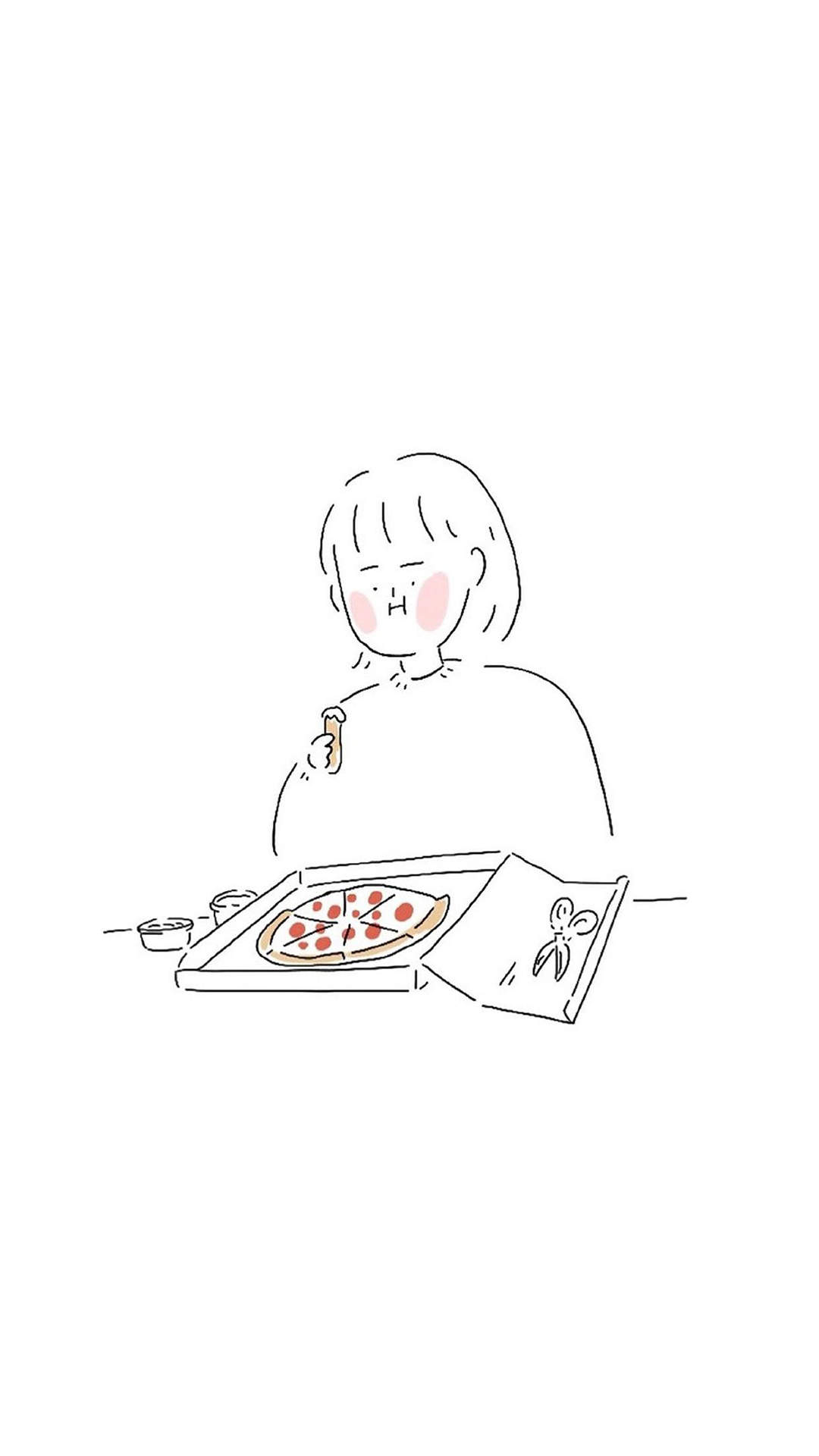 陈情令卡通人物插画高清手机壁纸图片