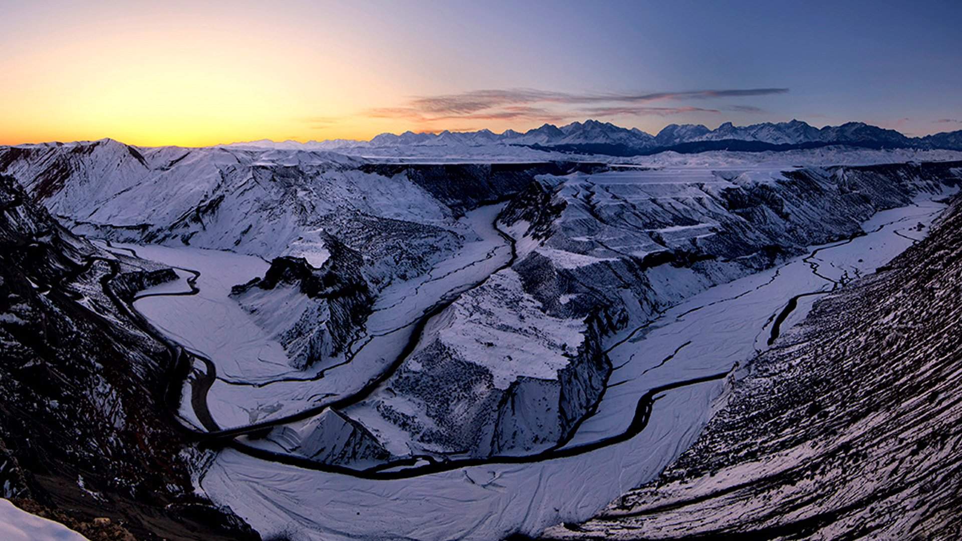 清新唯美雪景图手机壁纸图片