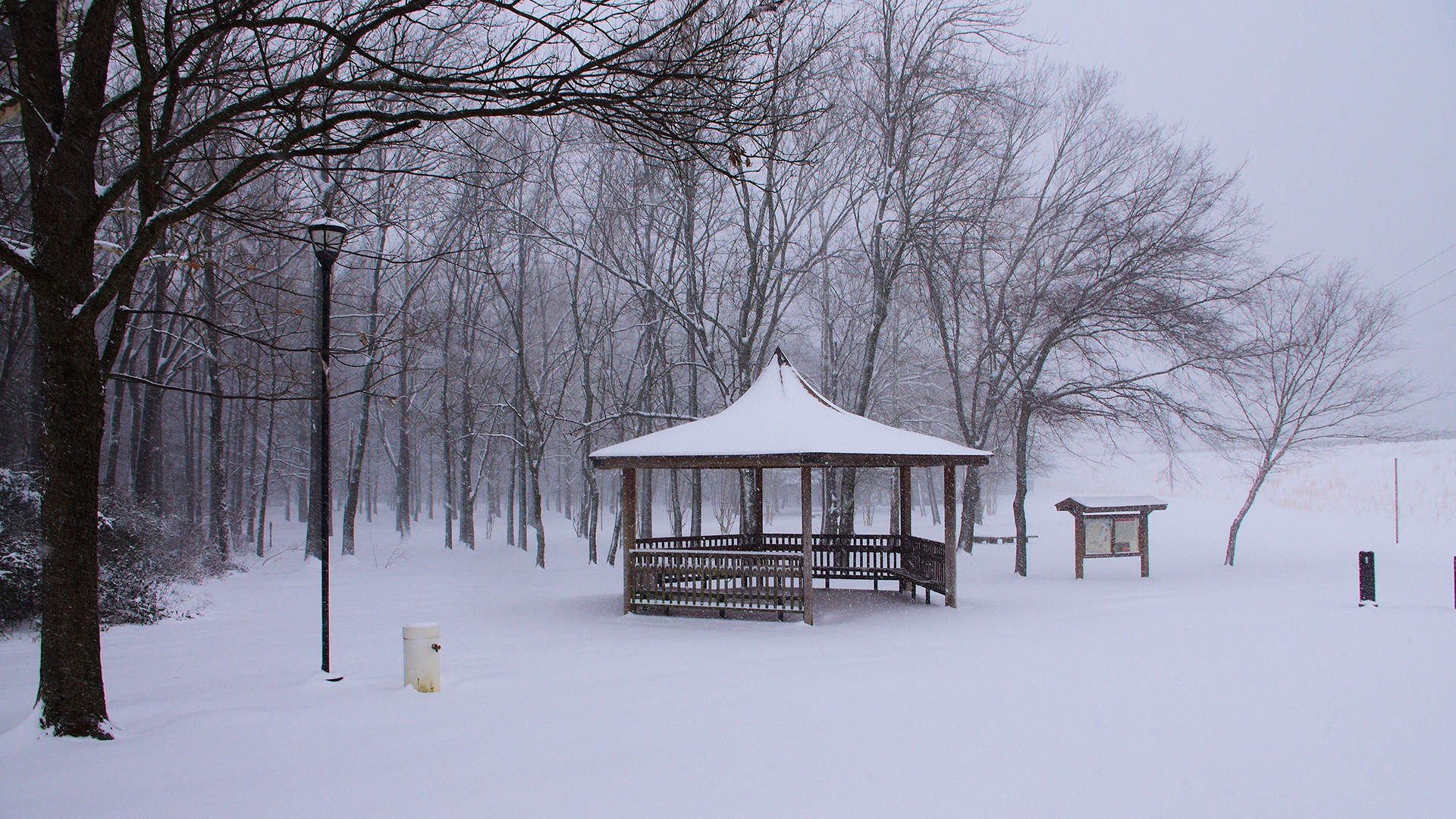 清新唯美雪景图手机壁纸图片