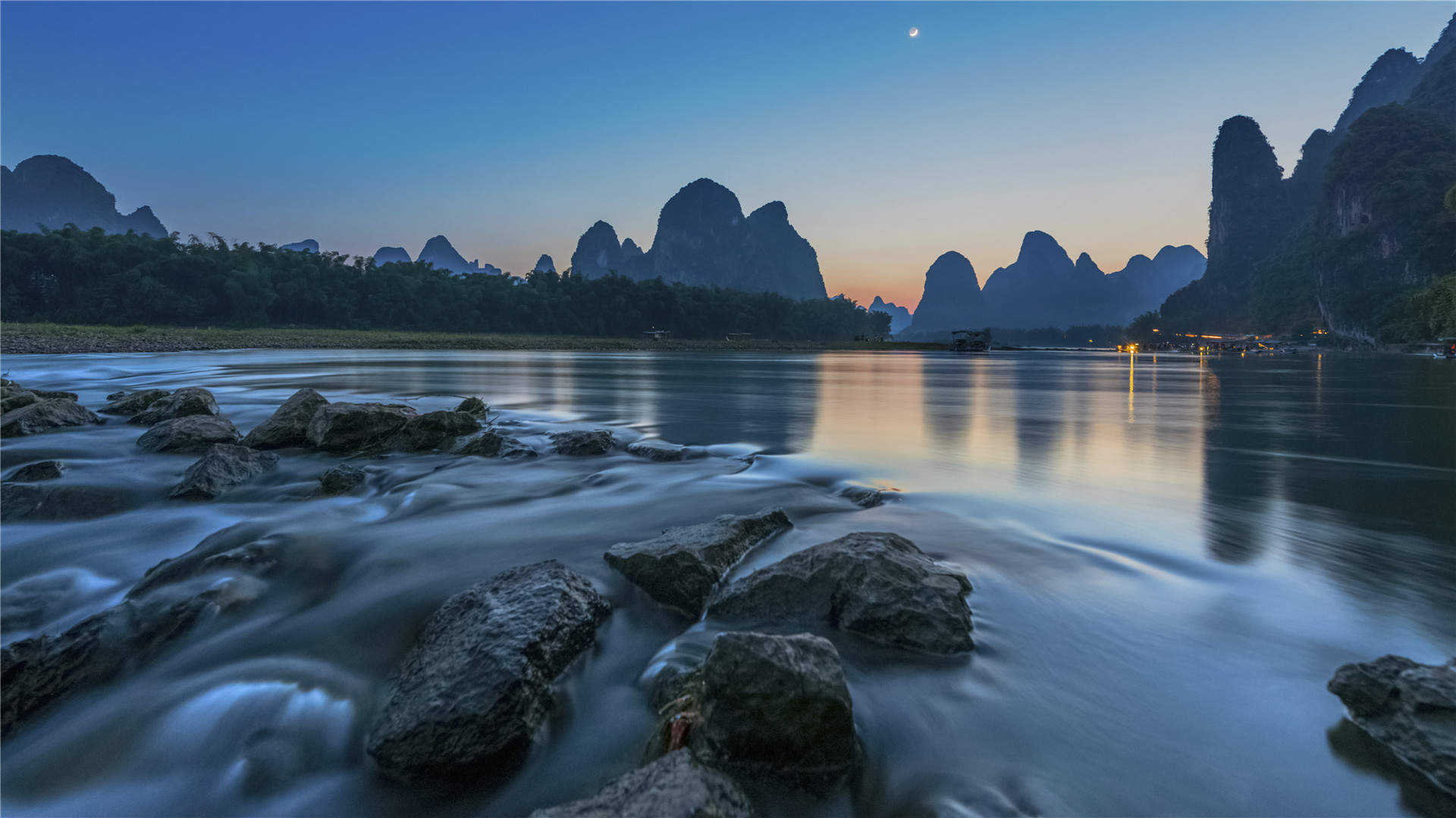 清新自然的山水树林风景图片桌面壁纸图片