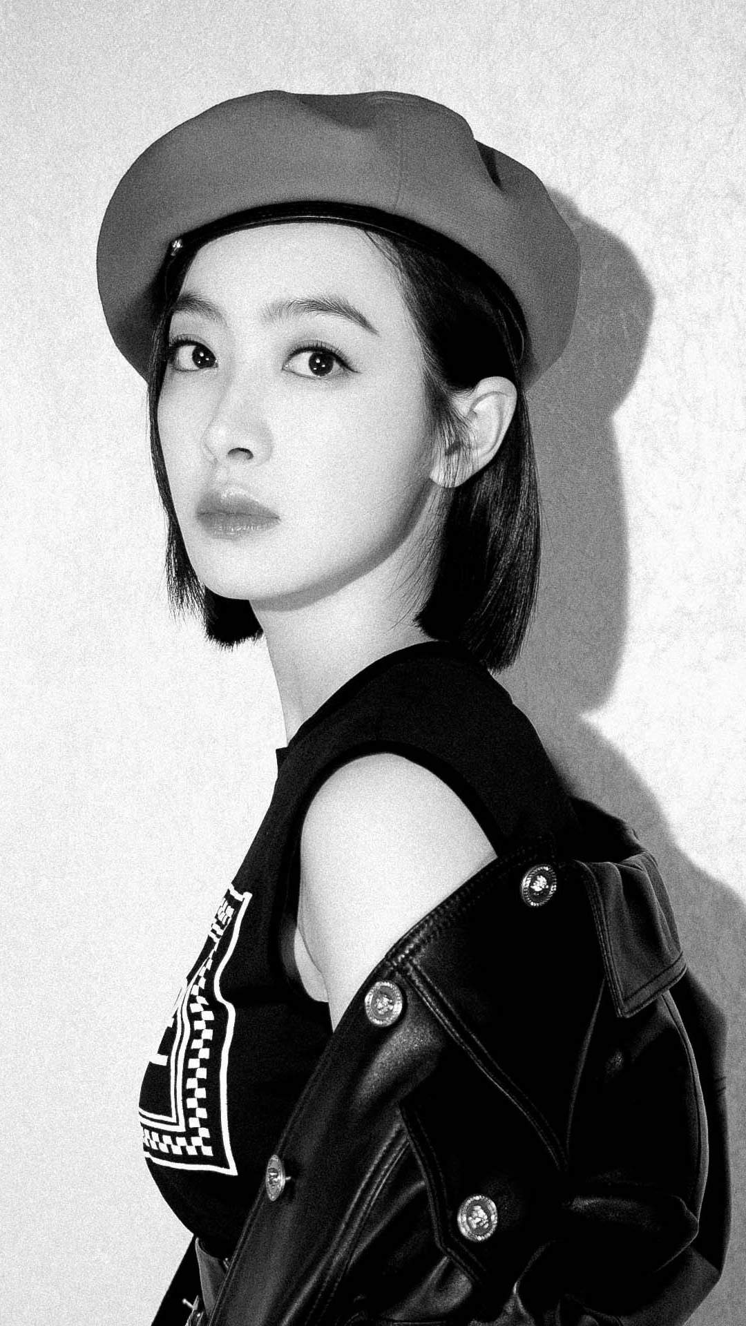 山东省青岛女演员宋茜妩媚动人写真桌面壁纸图片