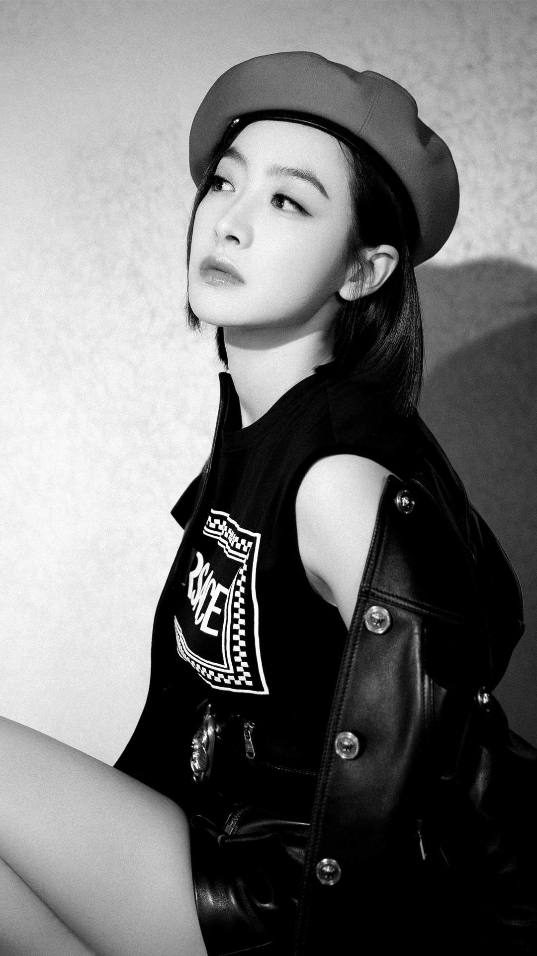 山东省青岛女演员宋茜妩媚动人写真桌面壁纸图片