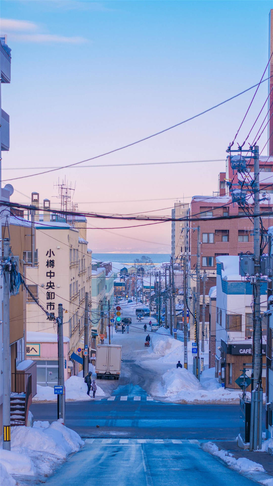 郑秀妍日本函馆冬日雪景唯美写真图片图片