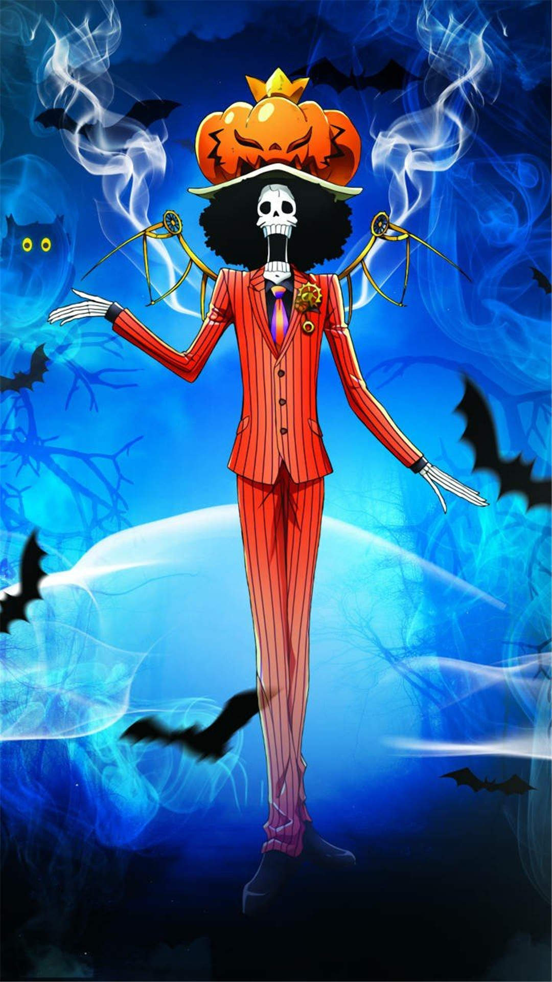 《海贼王》黑白手绘高清手机壁纸图片