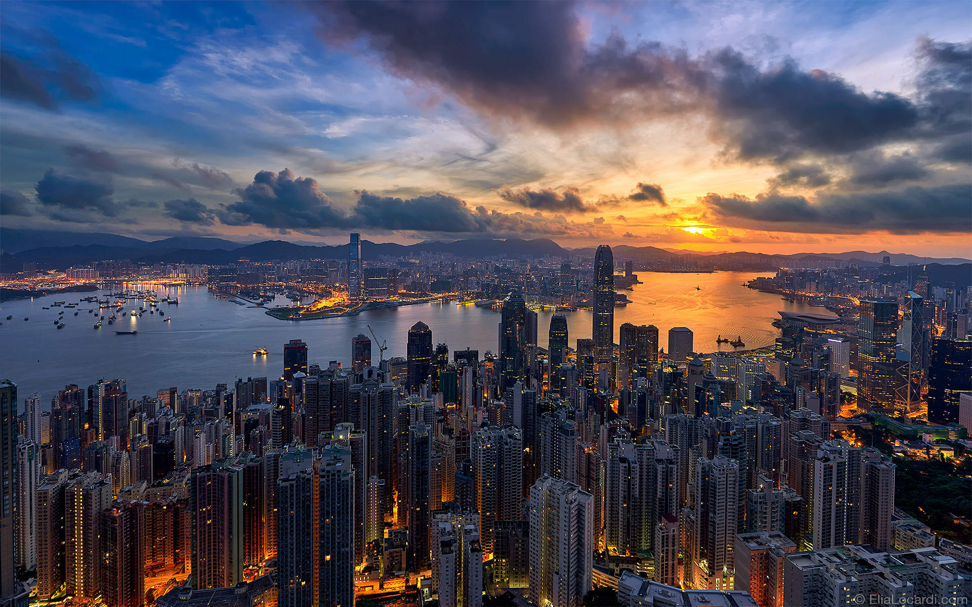 黄昏夜景头像图片 唯美风景图片图片