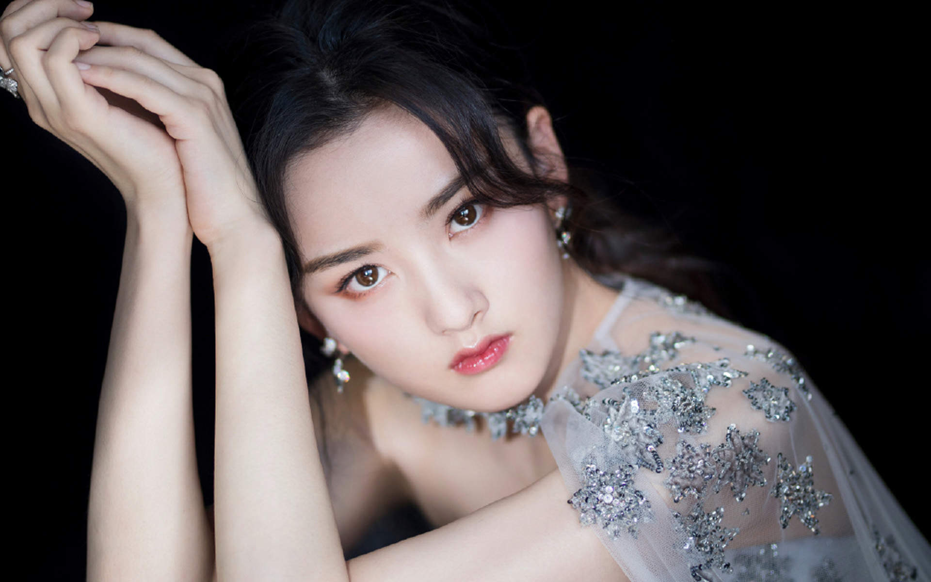 中国北京当代95后女演员宋祖儿唯美迷人写真图片桌面壁纸图片