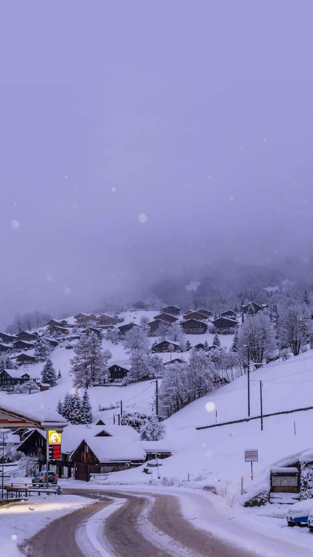 郑秀妍日本函馆冬日雪景唯美写真图片图片