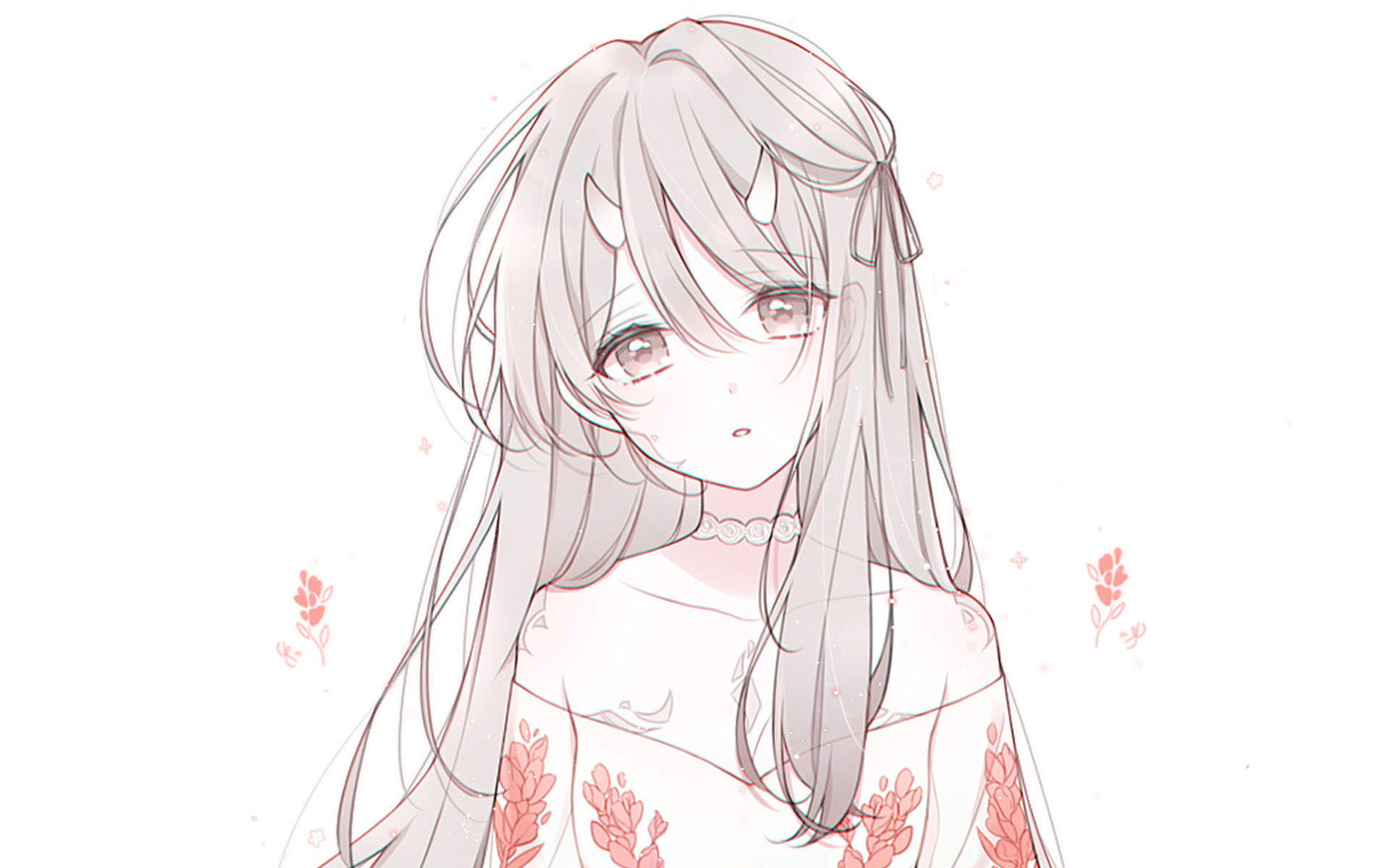 唯美动漫少女心高清手机壁纸图片