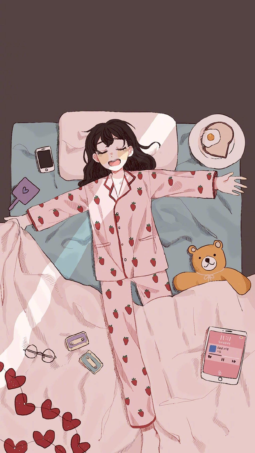 可爱女生创意手机壁纸图片图片