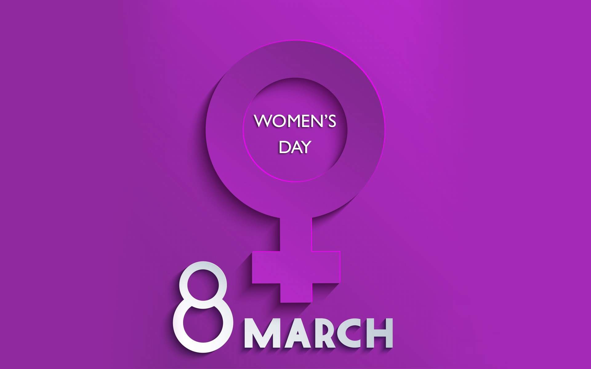 三八妇女节数字8创意桌面壁纸图片图片