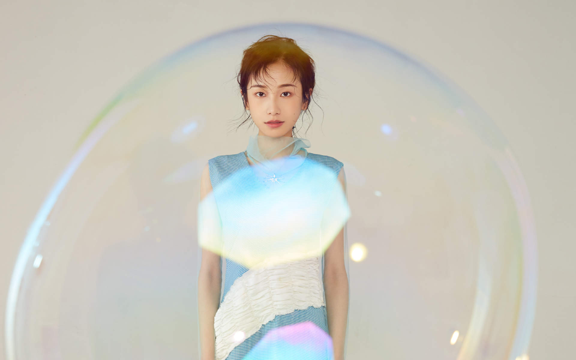 高清中国内地女演员美女姜梓新清新治愈写真图片图片
