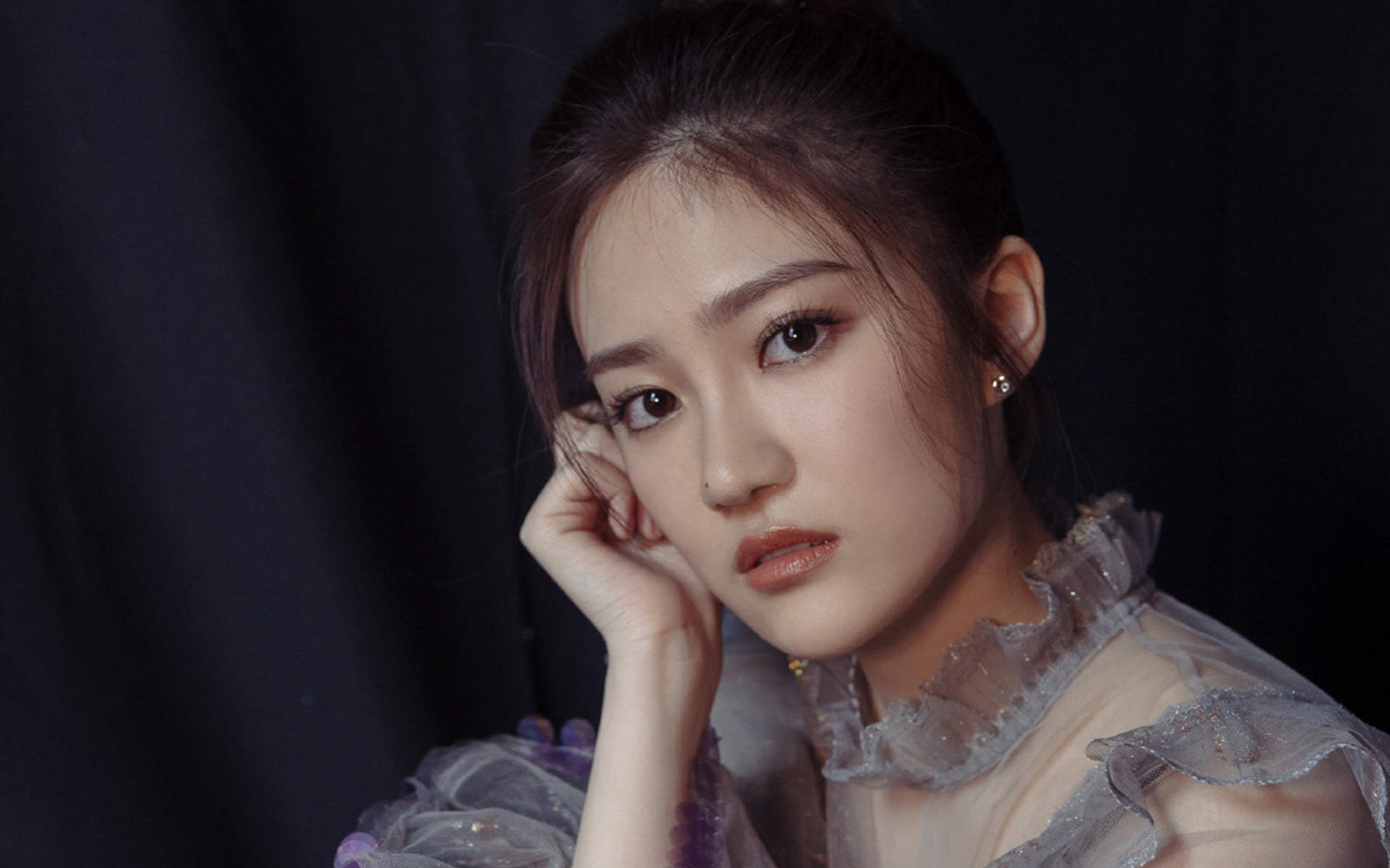 汤梦佳清新甜美写真图片桌面壁纸图片