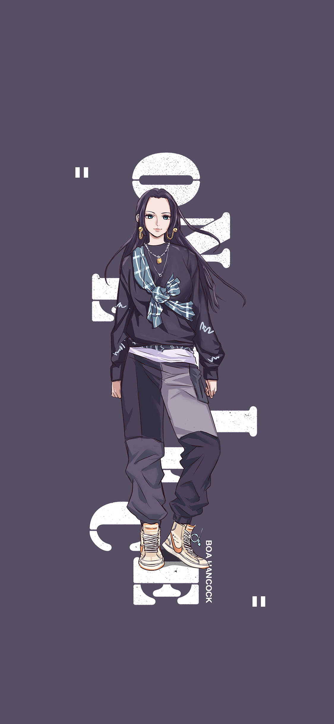 《海贼王》黑白手绘高清手机壁纸图片