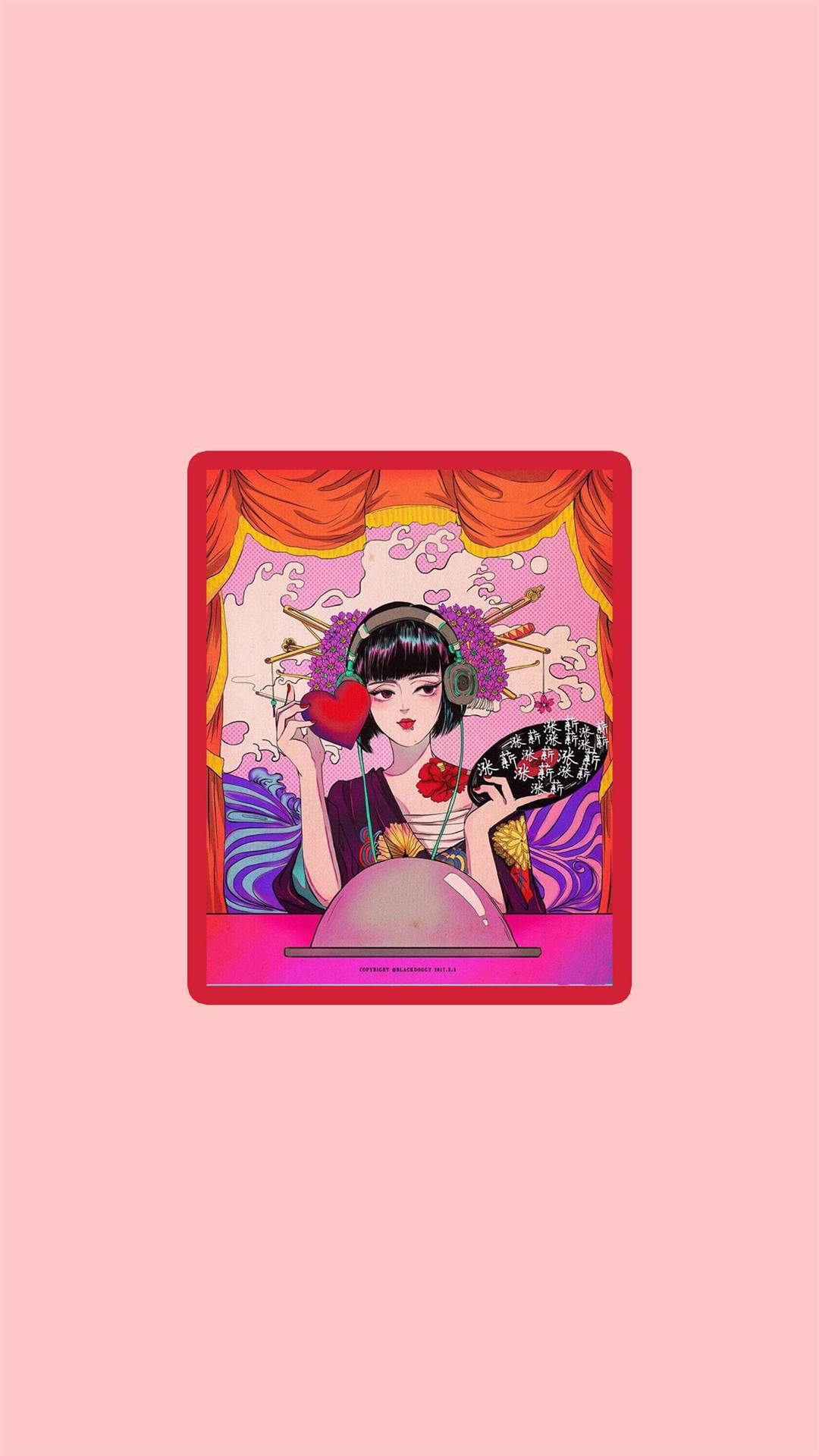 可爱动漫少女手机壁纸图片