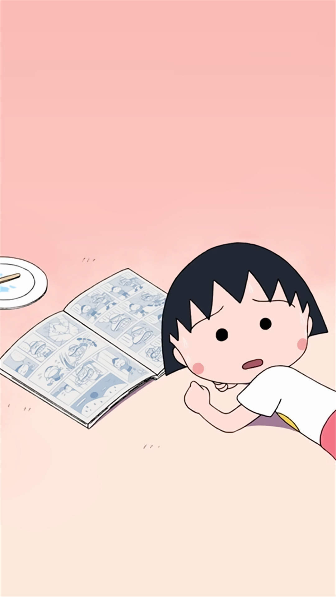 樱桃小丸子可爱高清手机壁纸图片