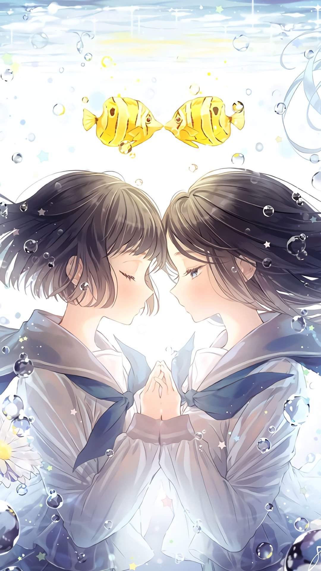 动感动漫少女高清电脑桌面壁纸图片