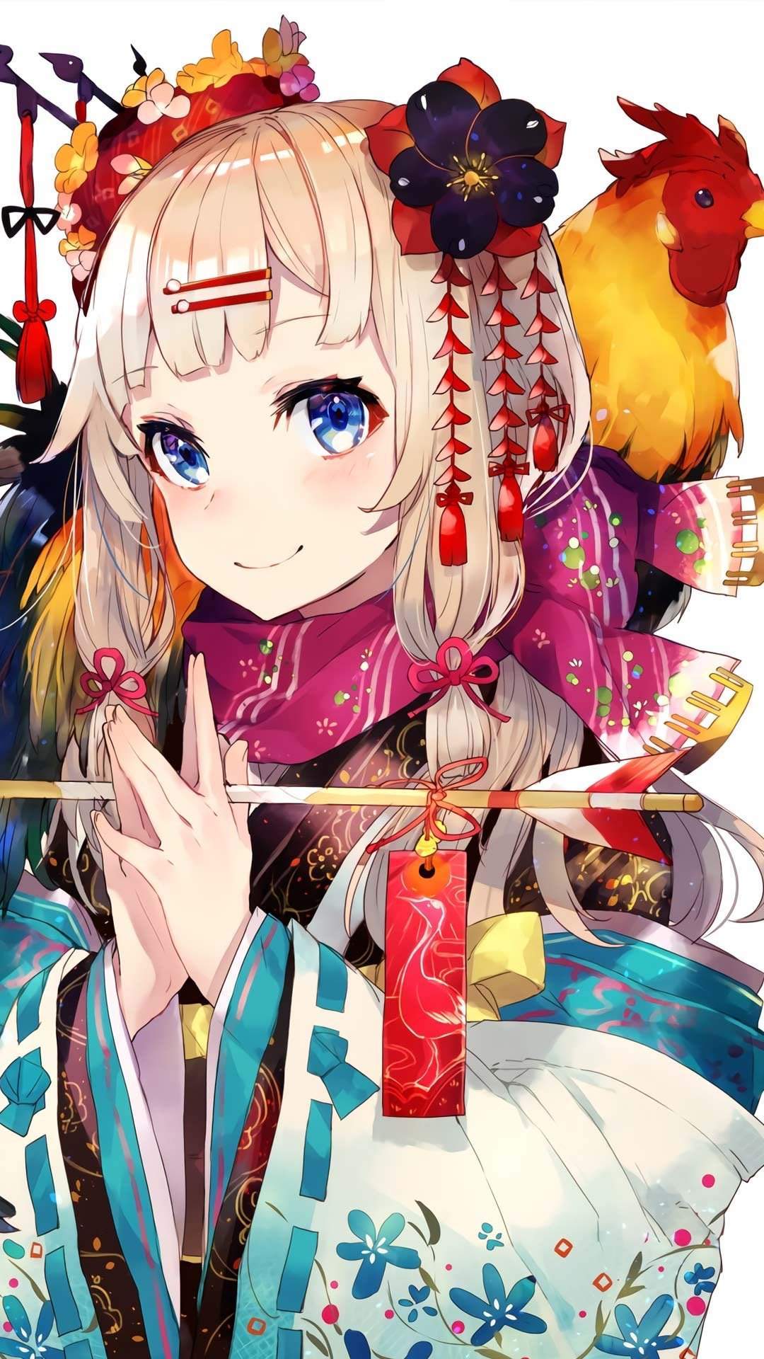 萌系卡通动漫少女手机壁纸图片