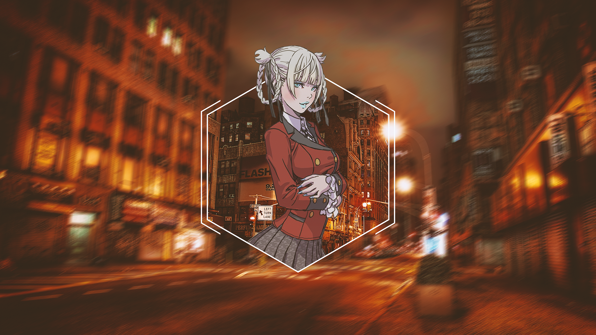 唯美动漫少女头像图片图片