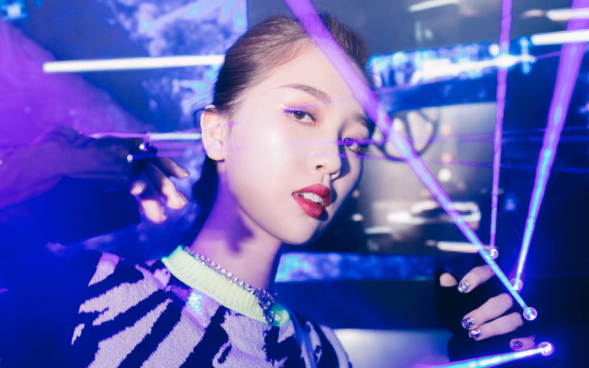 高清中国内地美女虞书欣甜美运动风写真图片图片