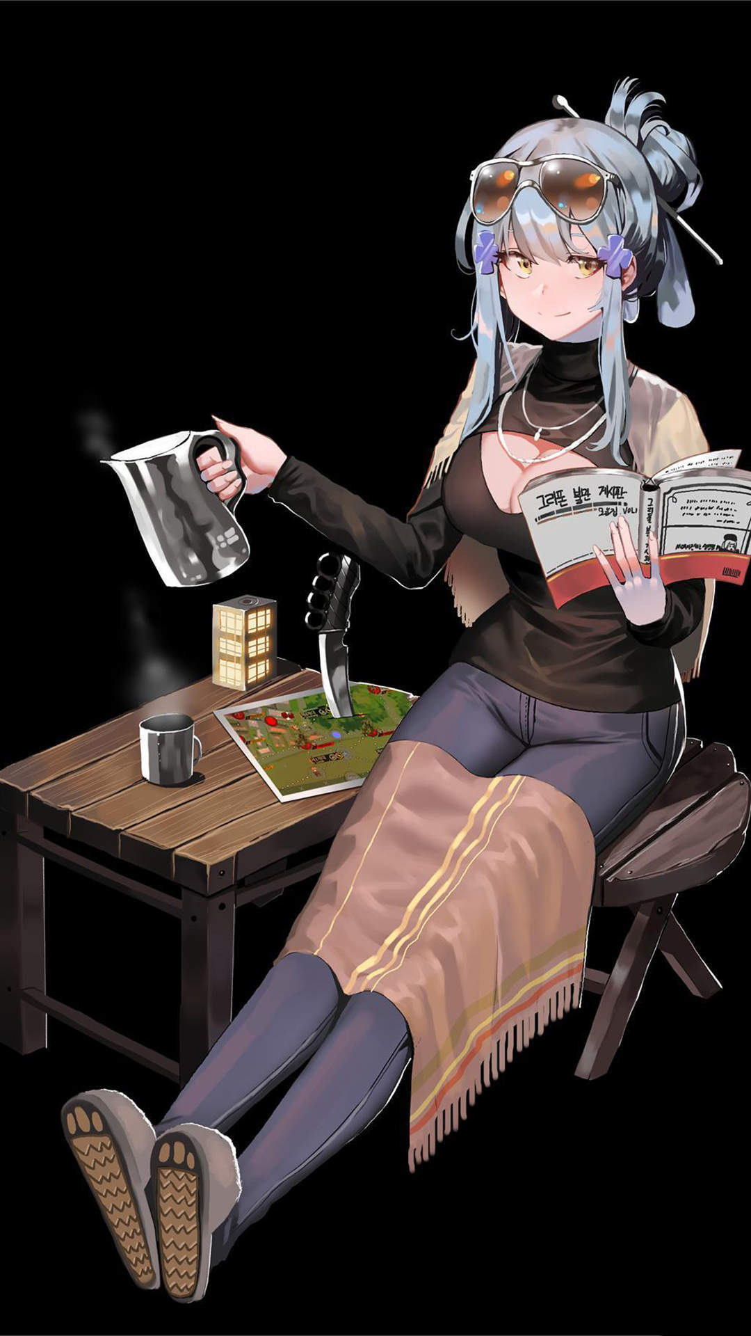 性感动人二次元美女手机壁纸图片