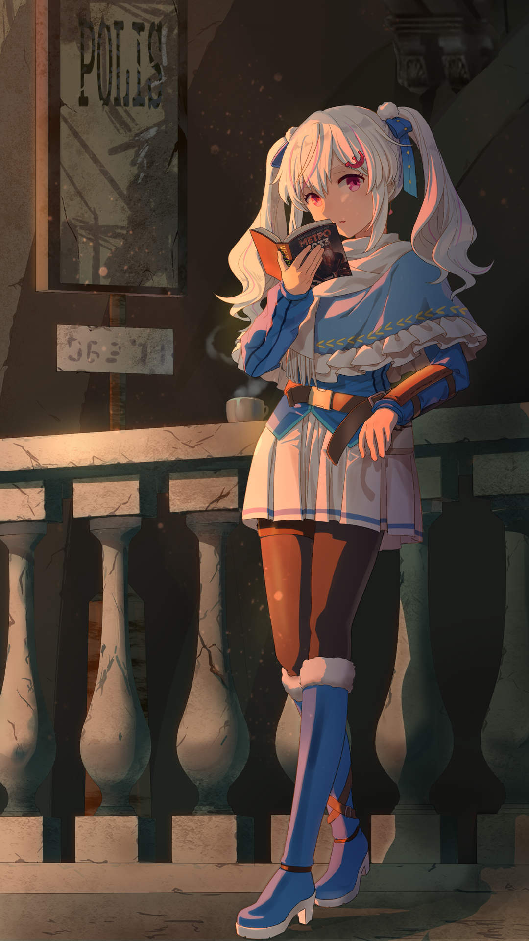 清新动漫美女手机壁纸图片