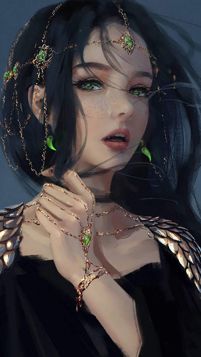 宫崎骏动漫人物插画高清手机壁纸图片