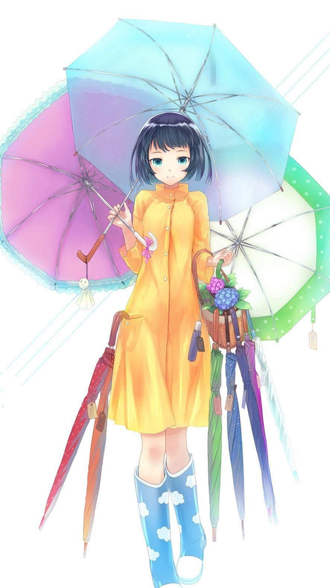 清纯可爱动漫美女手机壁纸图片