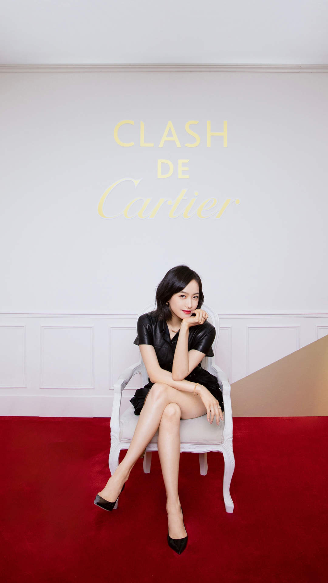 山东省青岛女演员宋茜妩媚动人写真桌面壁纸图片