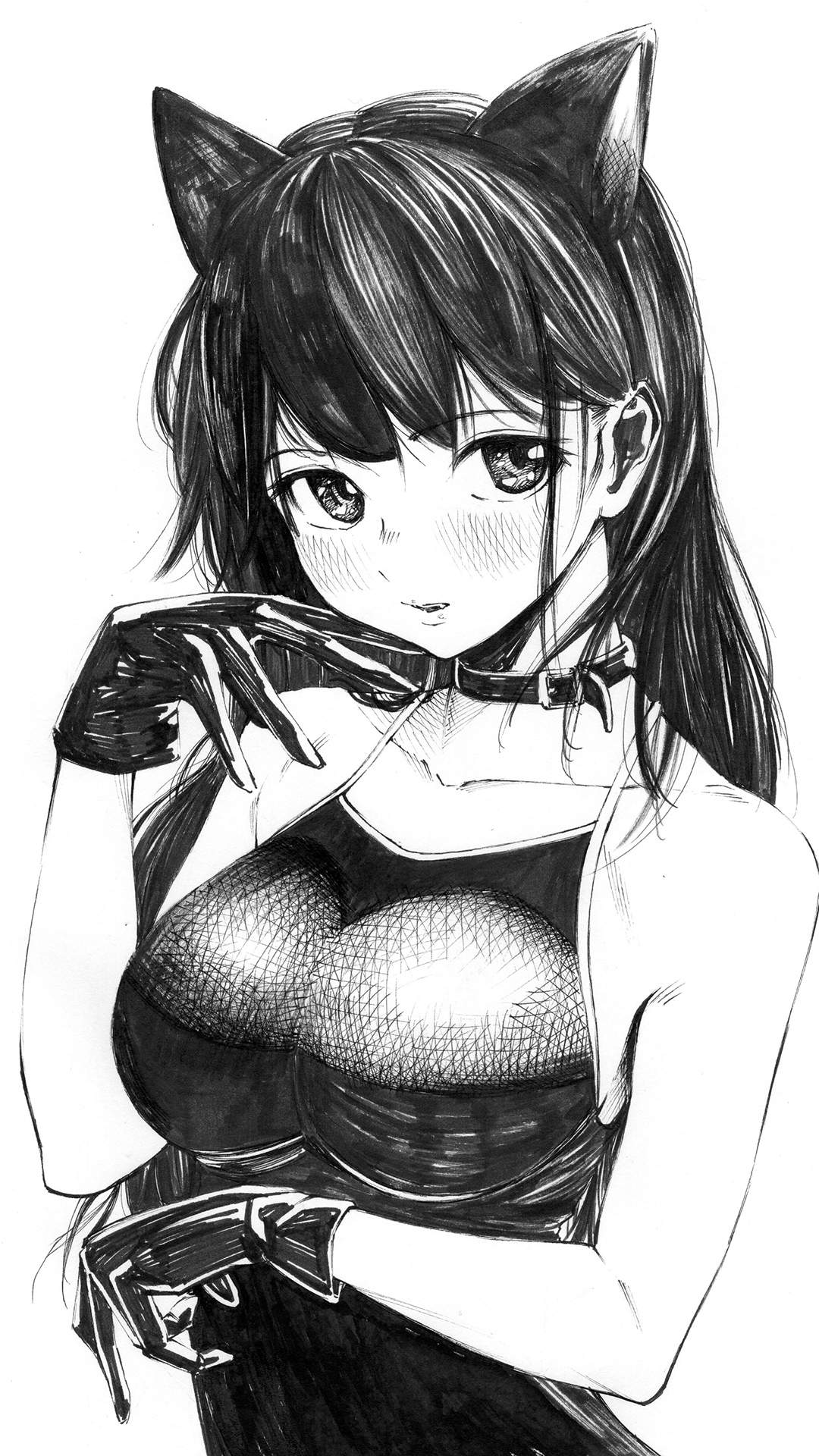 动感动漫少女高清电脑桌面壁纸图片