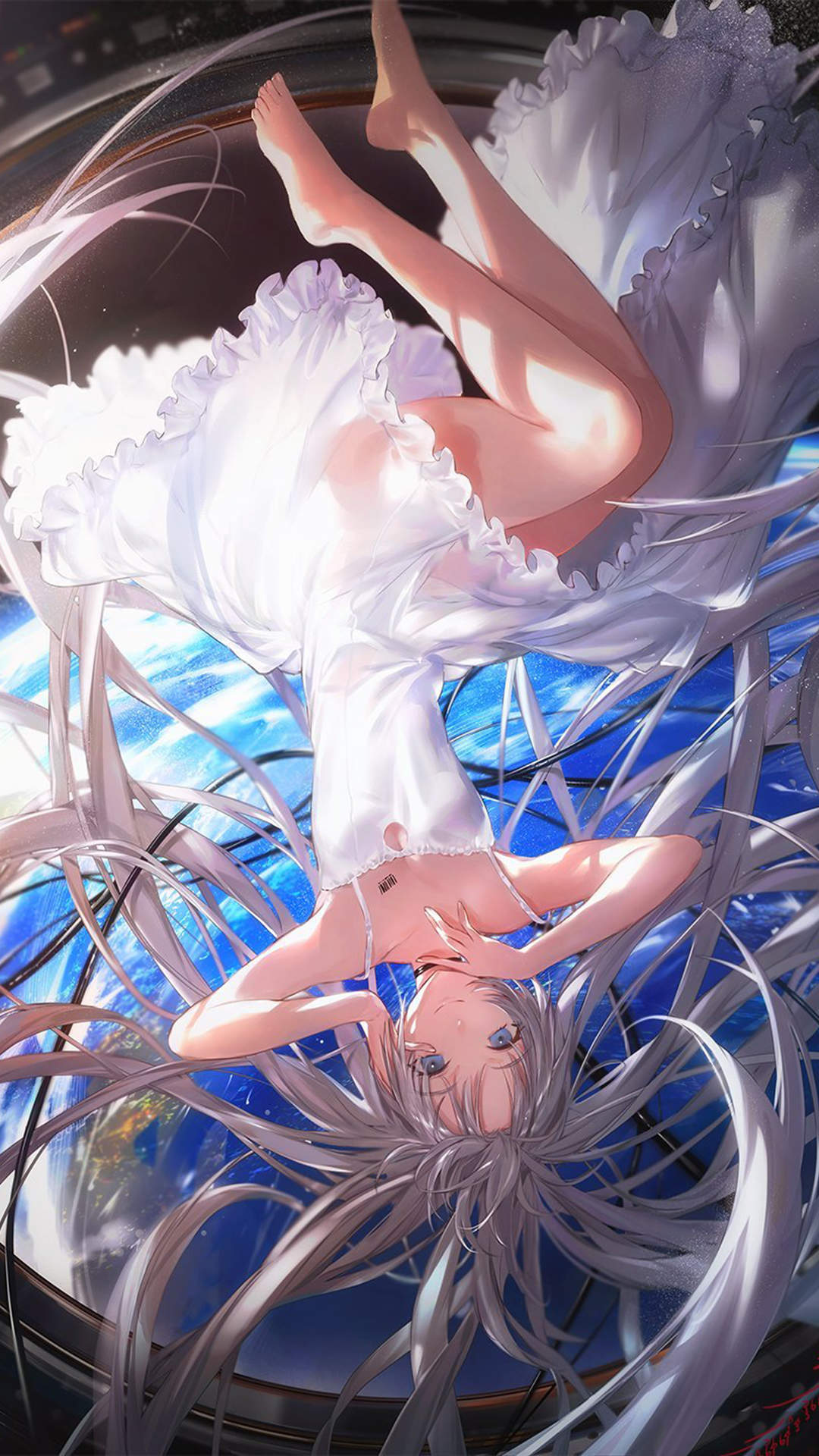 清新甜美动漫美女手机壁纸图片