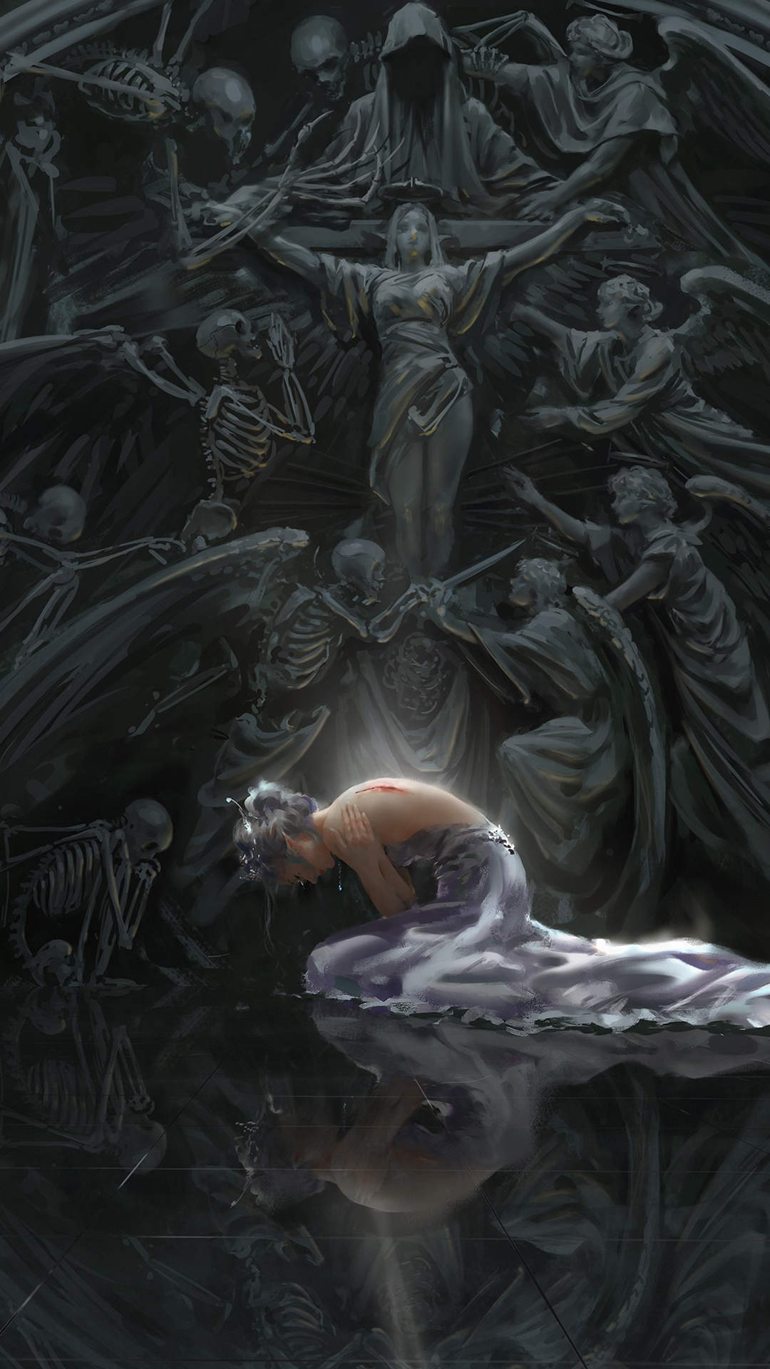 宫崎骏动漫人物插画高清手机壁纸图片