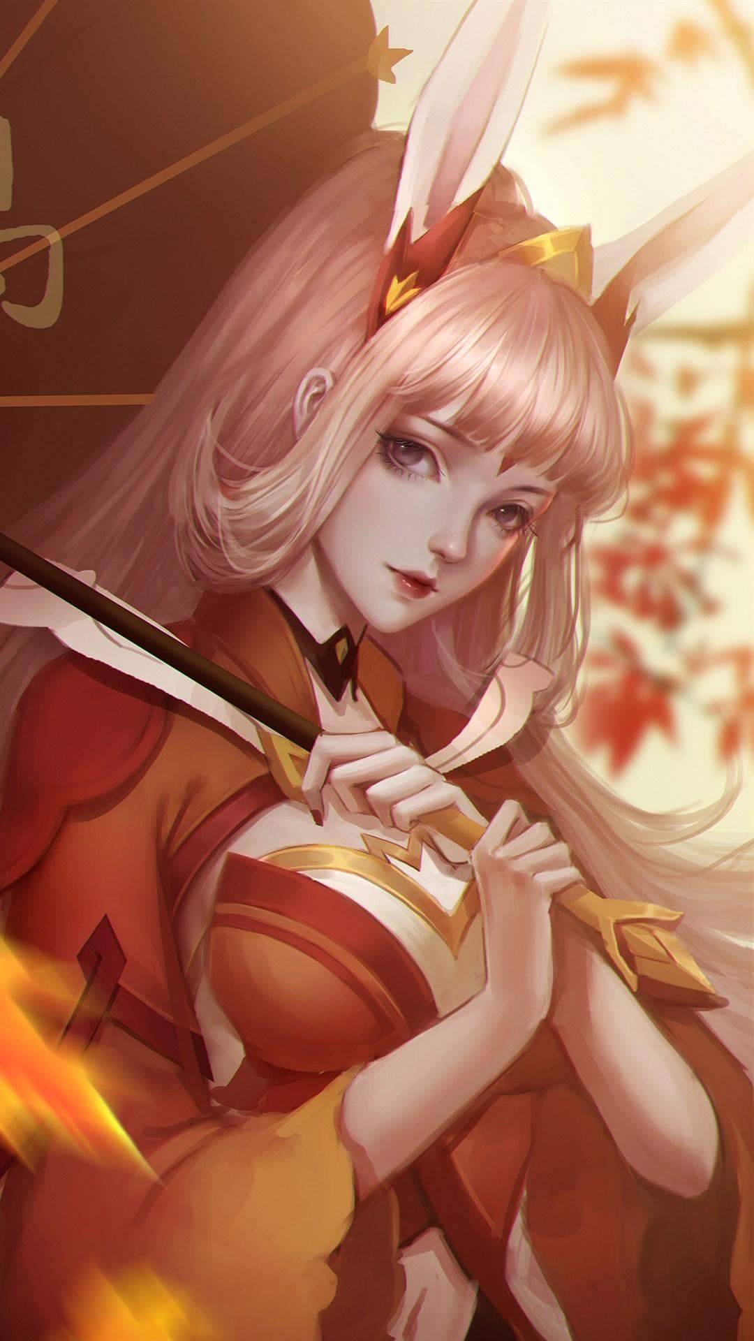 性感动人二次元美女手机壁纸图片