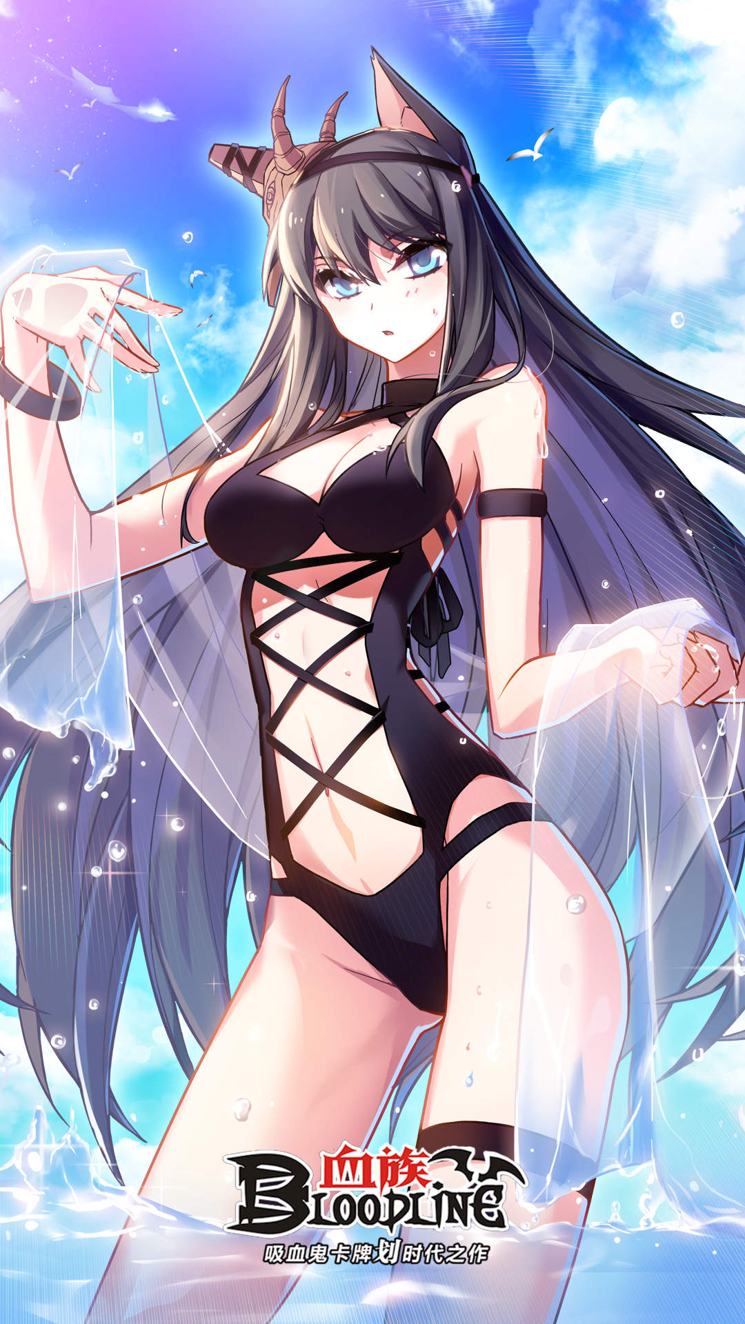 清纯可爱动漫美女手机壁纸图片