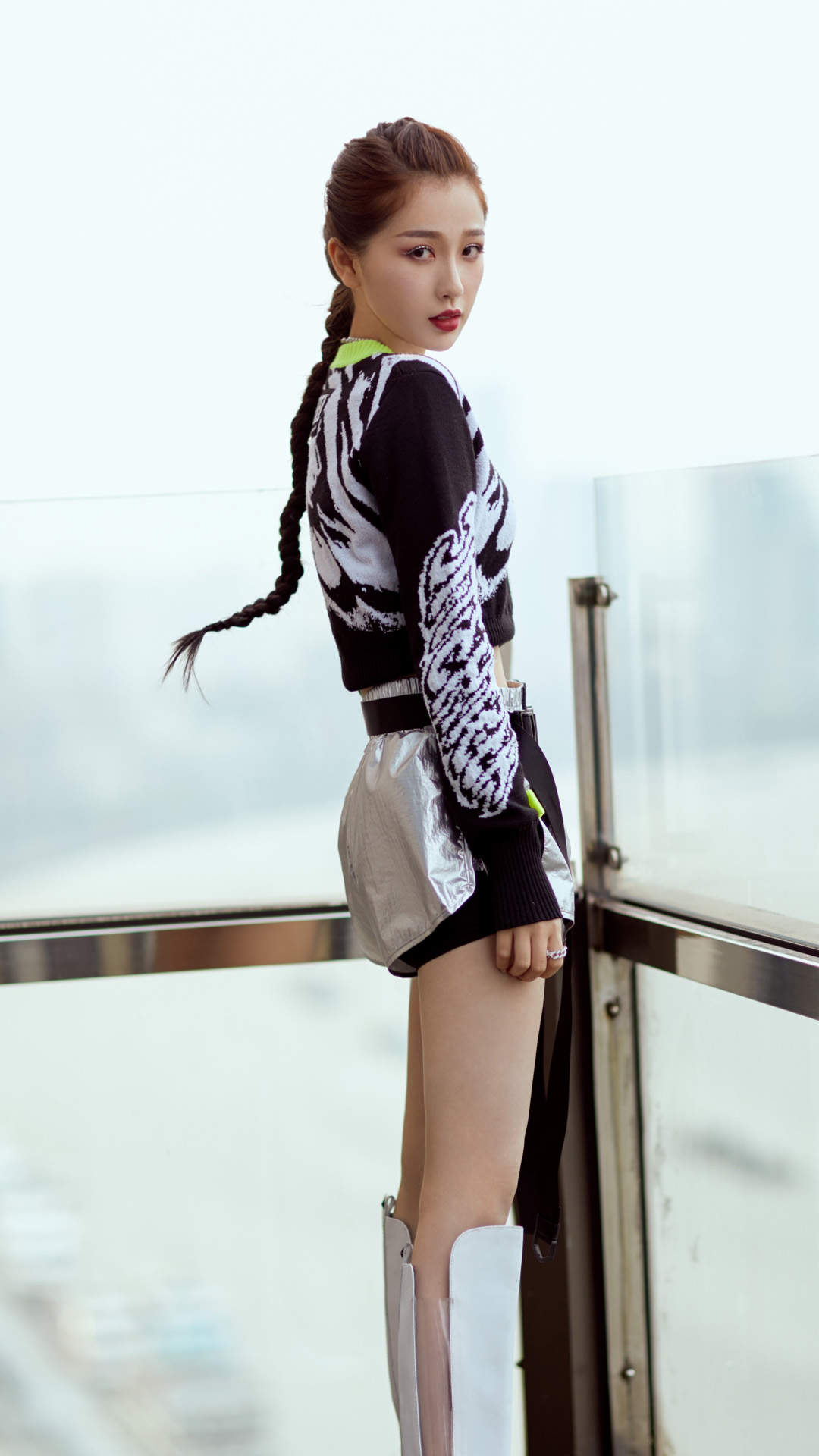 高清中国内地美女虞书欣彩色仙女礼服唯美写真图片图片
