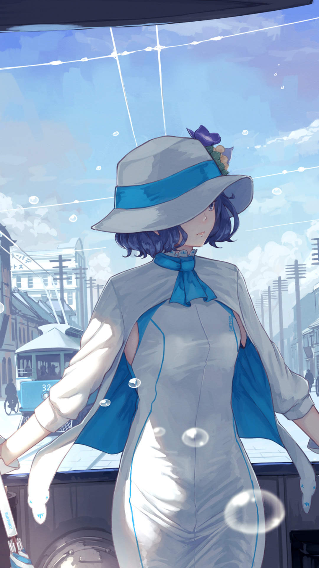 冷艳动漫少女手机壁纸图片图片