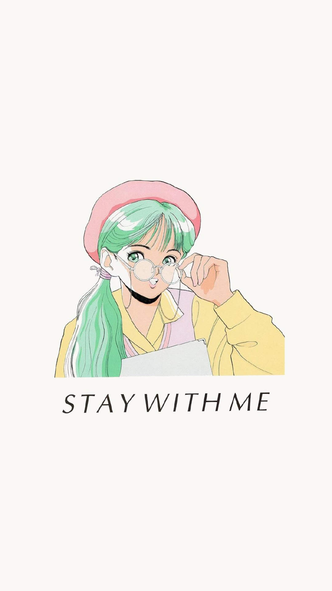 卡通美少女插画图片手机壁纸图片