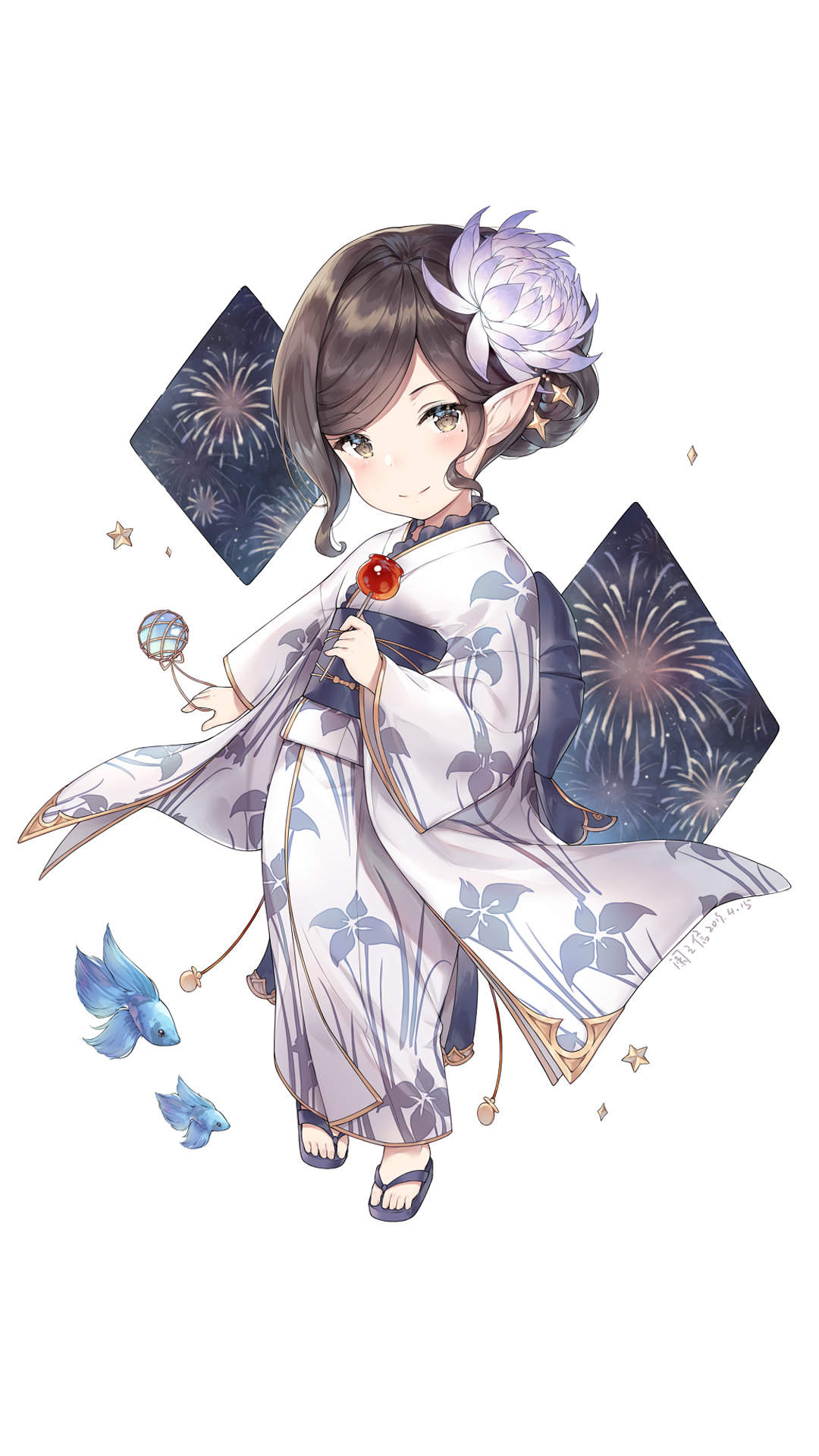 清纯可爱动漫美女手机壁纸图片