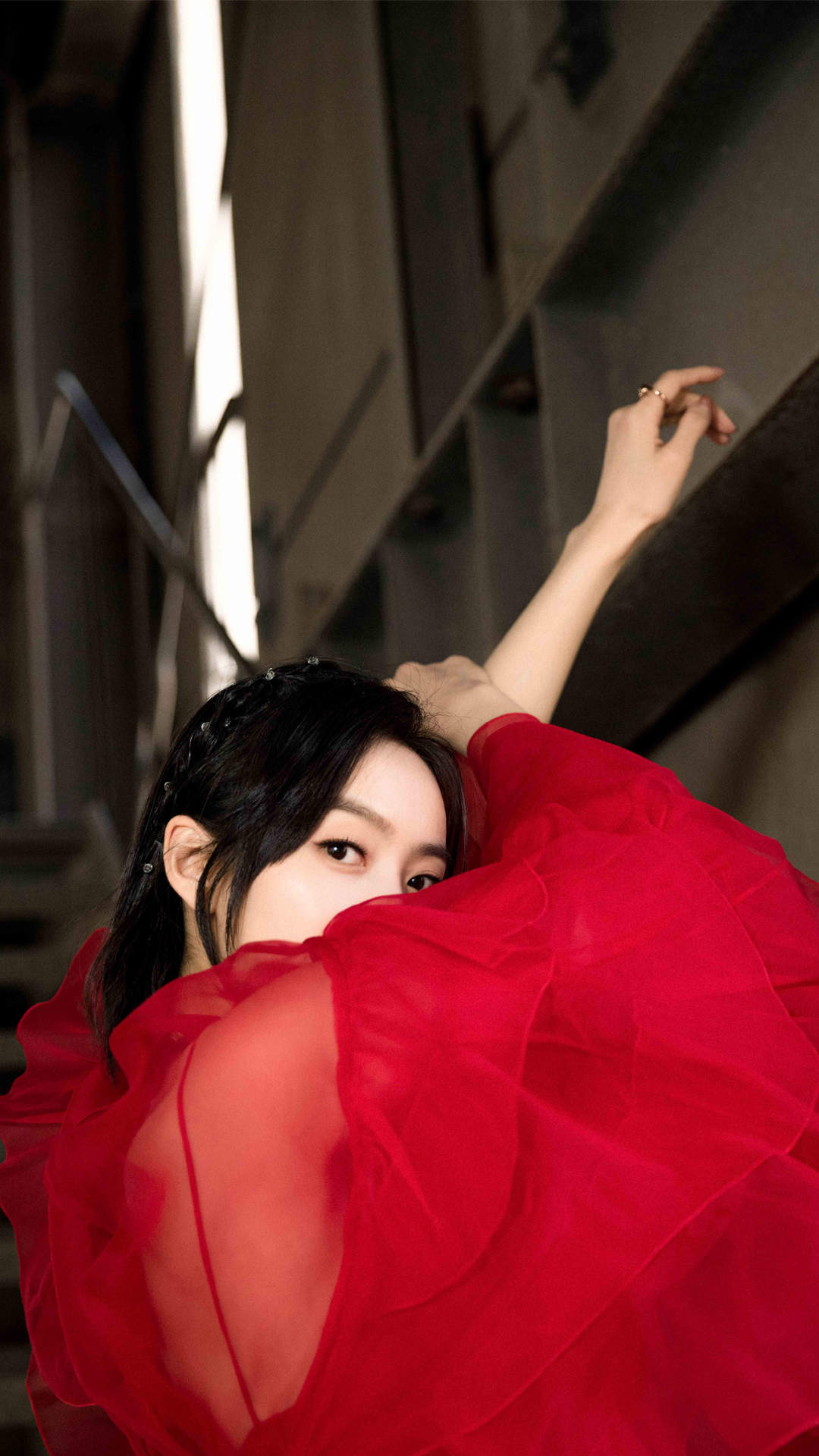 山东省青岛女演员宋茜妩媚动人写真桌面壁纸图片