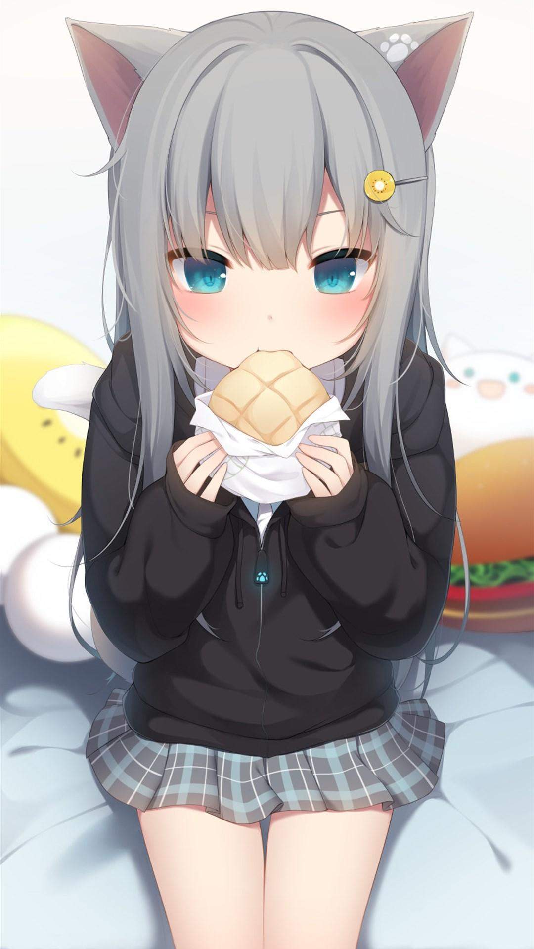清纯可爱动漫美女手机壁纸图片