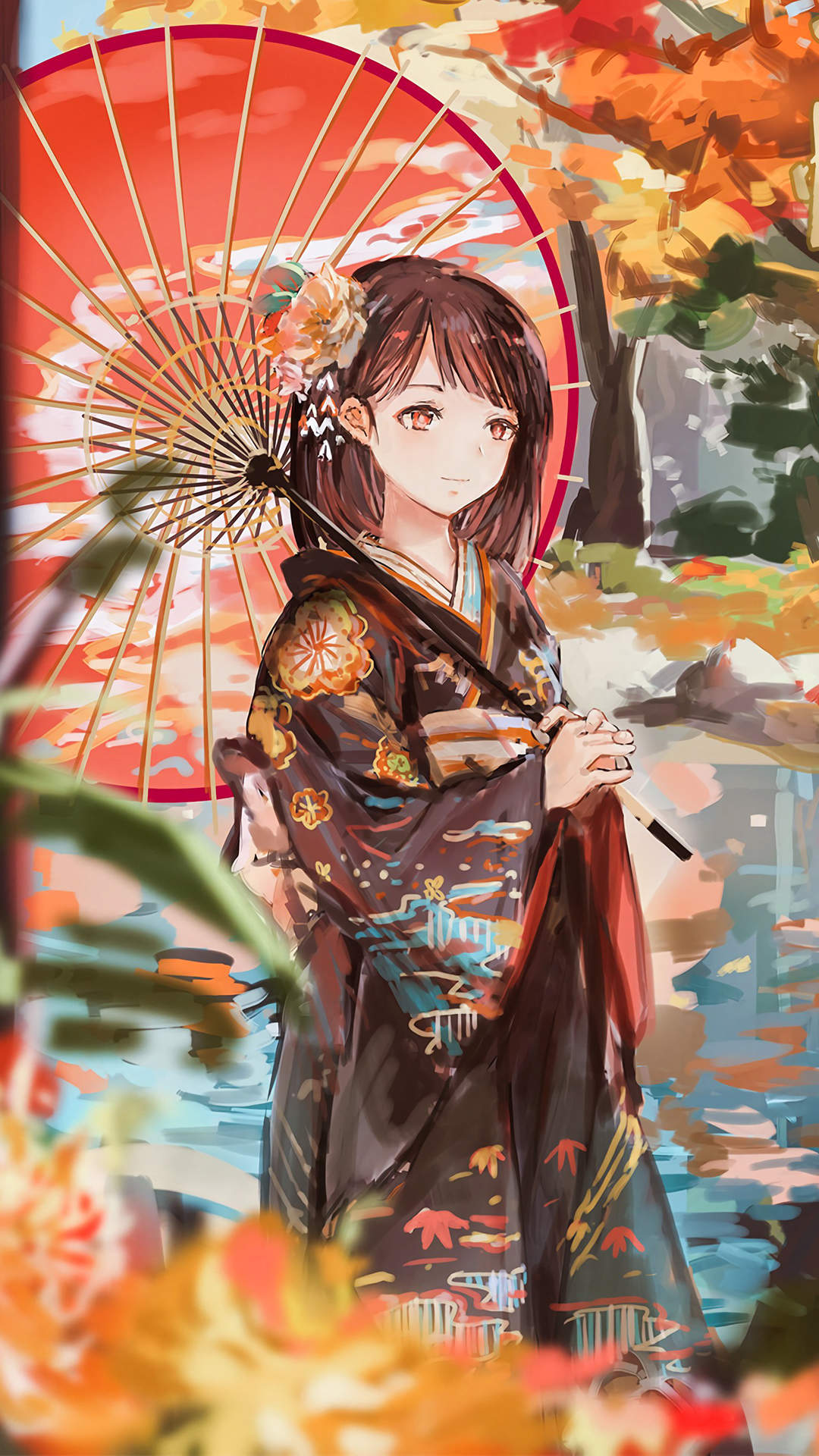清纯可爱动漫美女手机壁纸图片