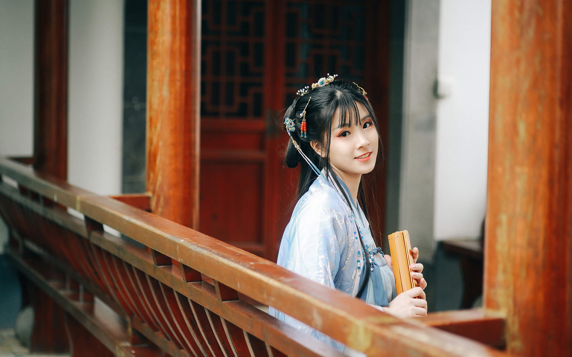 汉服美女图片
