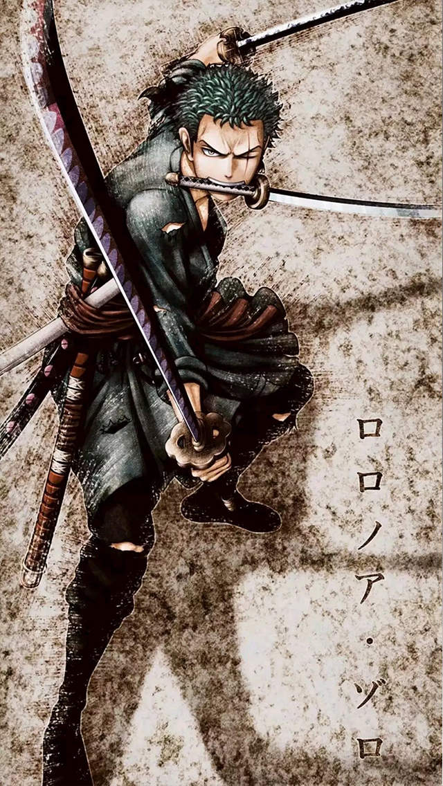 海贼王人物插画高清手机壁纸图片