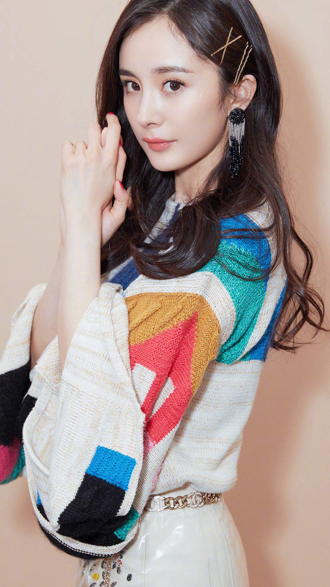 中国内地北京影视女演员杨幂妩媚动人写真桌面壁纸图片