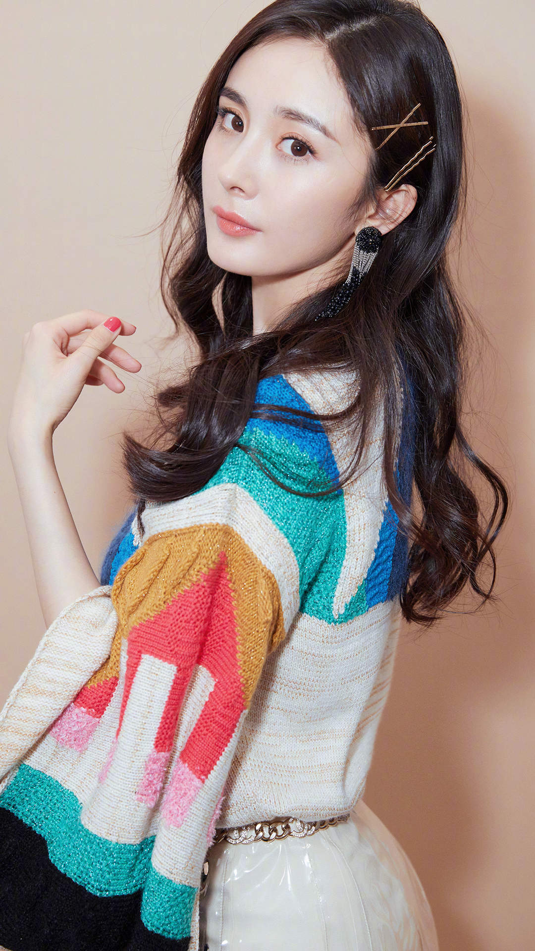 中国内地北京影视女演员杨幂妩媚动人写真桌面壁纸图片