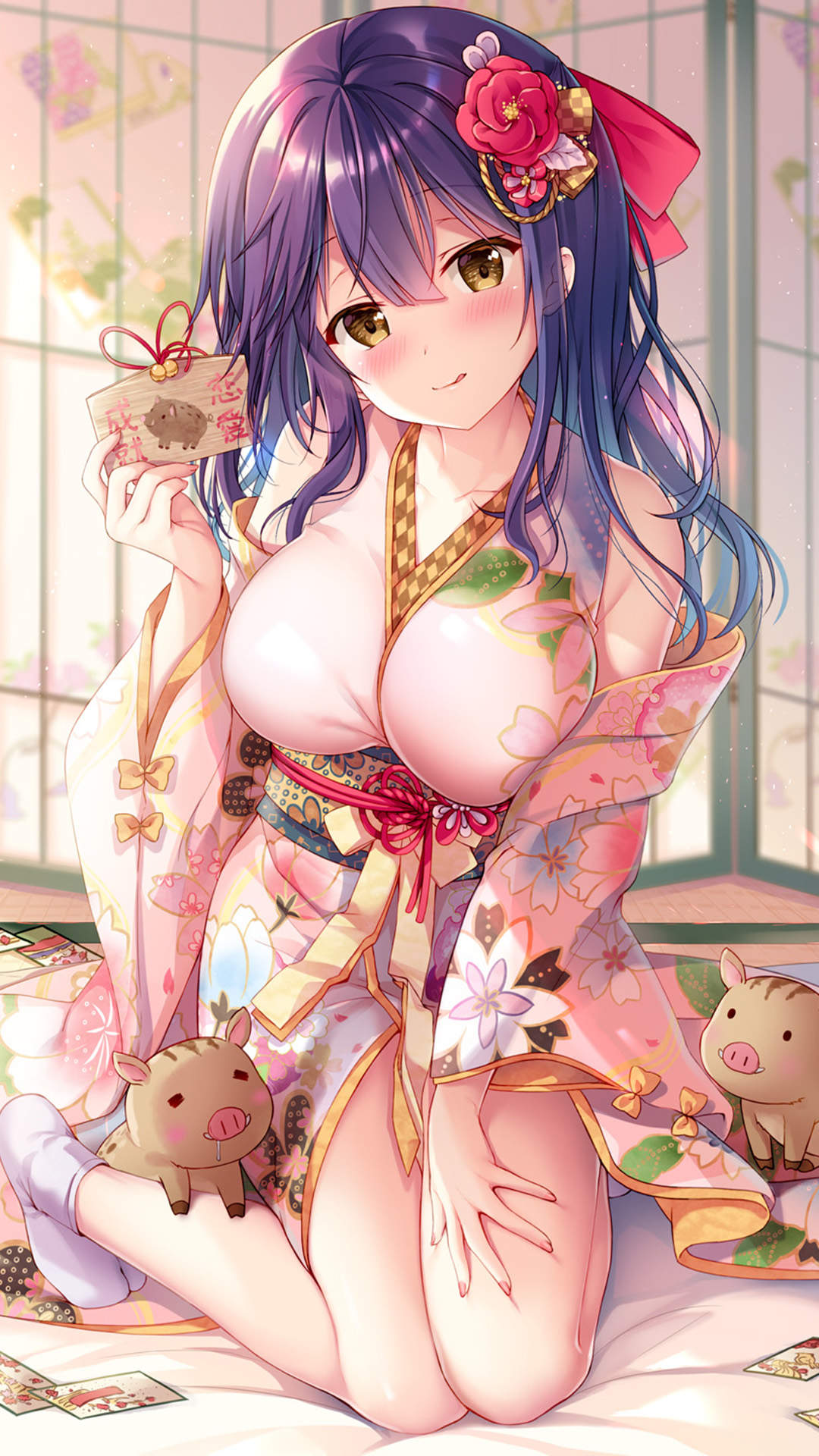 清纯可爱动漫美女手机壁纸图片