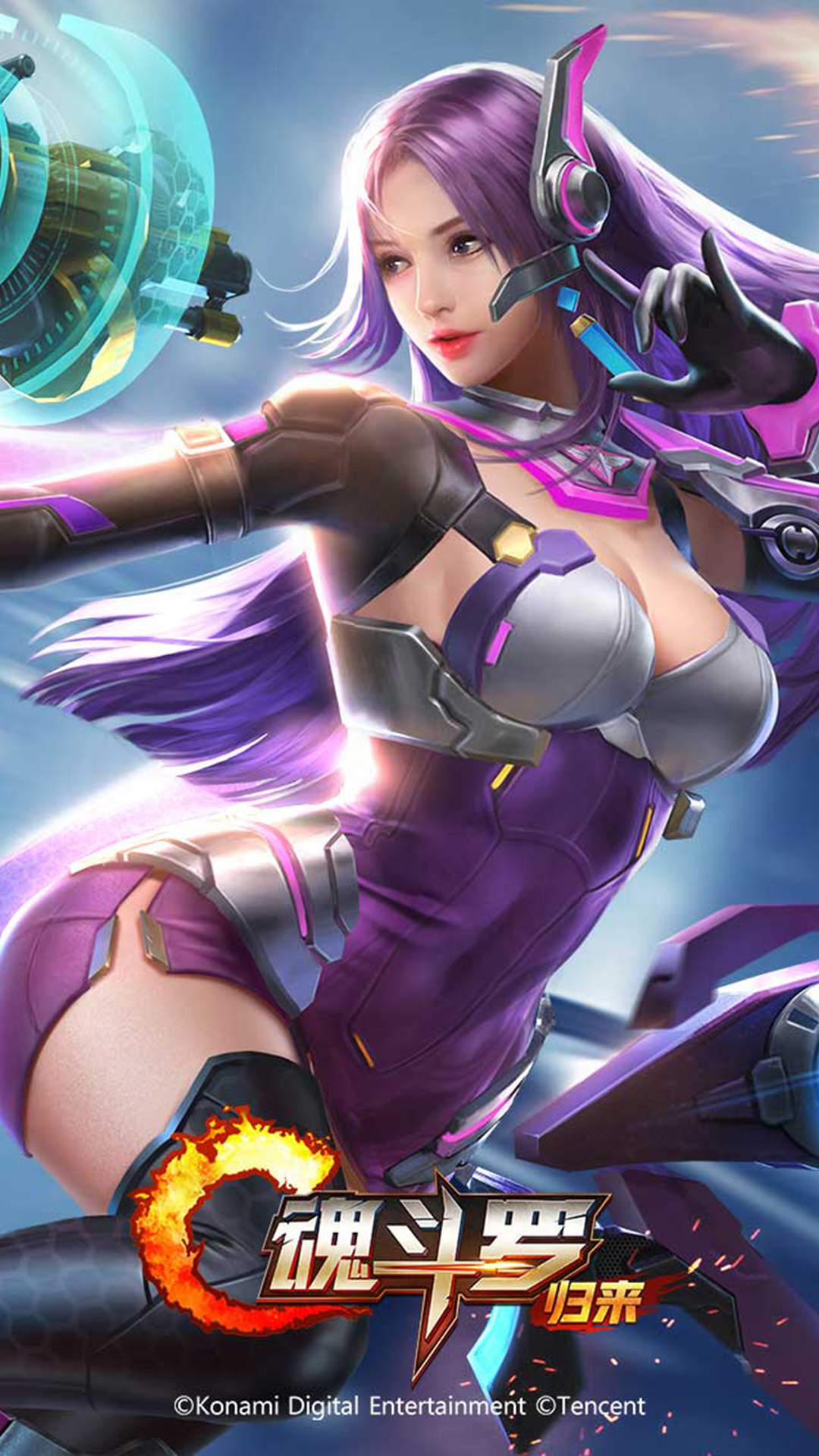 清纯可爱动漫美女手机壁纸图片