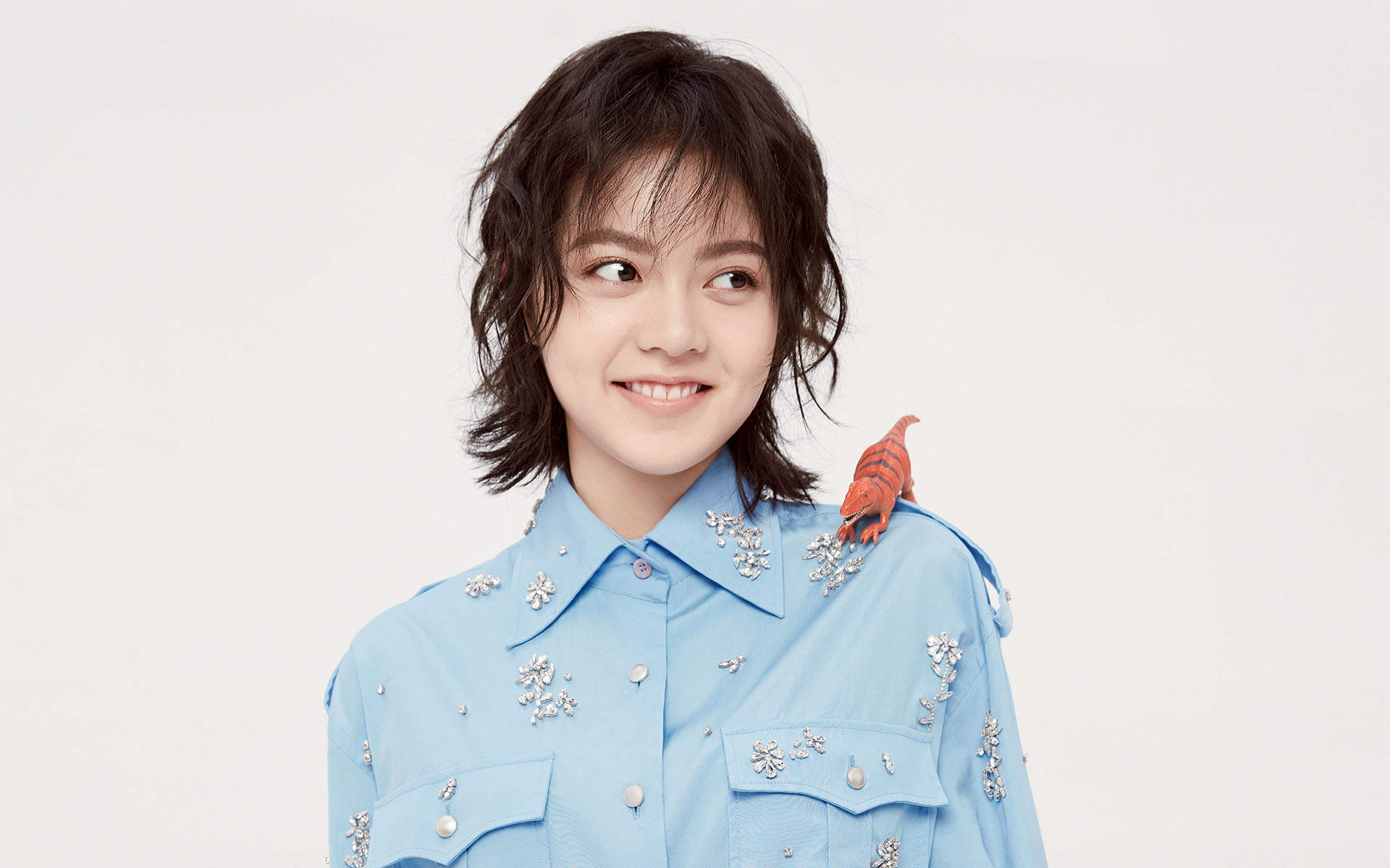 高清中国内地辽宁省沈阳女演员赵今麦甜美元气写真图片图片